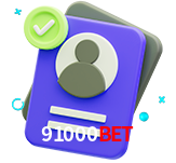 Tornar-se um membro do 91000BET é muito simples