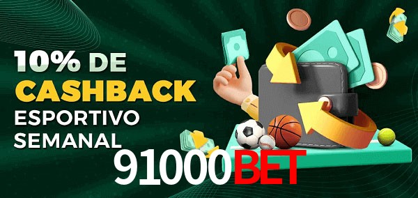 10% de bônus de cashback na 91000BET